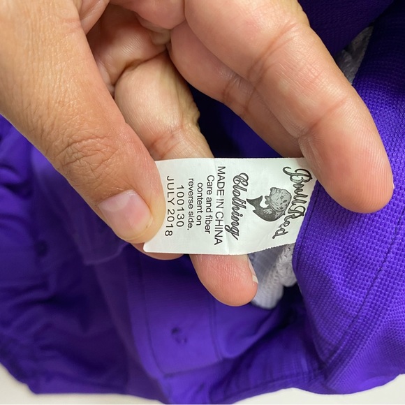 Bull Red Outdoor Fishing Infant One Piece Vented Body Suit Unisex Purple 24M - Picture 4 of 4